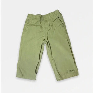 Guess Olive Green Cotton Pants